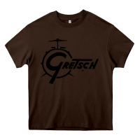 Chocolate Brown gretsch Heavy Core Tee - artisFamous