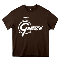 Chocolate Brown gretsch Heavy Core Tee - artisFamous