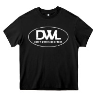 Black heels wrestling dwl Heavy Core Tee - artisFamous