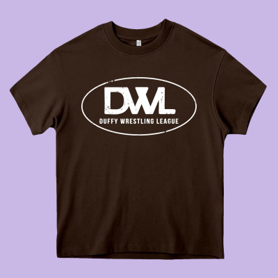 Heels Wrestling Dwl Heavy Core Tee Designed By Artisfamous