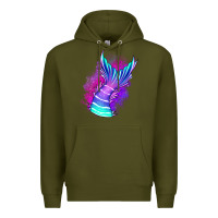 Army Green mermaid Premium Hoodie - Jasminsmagicworld