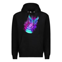 Black mermaid Premium Hoodie - Jasminsmagicworld