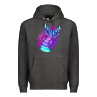 Charcoal Heather mermaid Premium Hoodie - Jasminsmagicworld