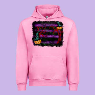 Halloween Witch Hat Backround Urban Hoodie Designed By Ranaportraitstore