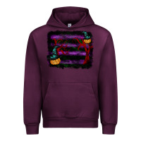 Mauve Wine halloween witch hat backround Urban Hoodie - RanaPortraitStore