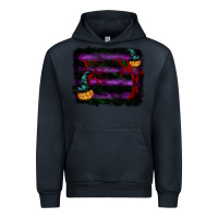 Navy halloween witch hat backround Urban Hoodie - RanaPortraitStore