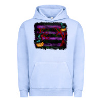 Pigment Grape Ice halloween witch hat backround Urban Hoodie - RanaPortraitStore