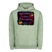 Pigment Oil Green halloween witch hat backround Urban Hoodie - RanaPortraitStore