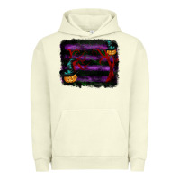Pigment Pistachio halloween witch hat backround Urban Hoodie - RanaPortraitStore