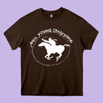Neil Young Heavy Core Tee Designed By Artisfamous