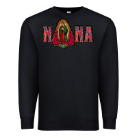Black Nana Lady Of Guadalupe Premium Sweatshirt - Jasminsmagicworld