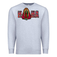 Heather Grey Nana Lady Of Guadalupe Premium Sweatshirt - Jasminsmagicworld