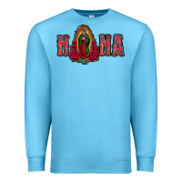 Ocean Blue Nana Lady Of Guadalupe Premium Sweatshirt - Jasminsmagicworld