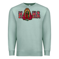 Seafoam Nana Lady Of Guadalupe Premium Sweatshirt - Jasminsmagicworld