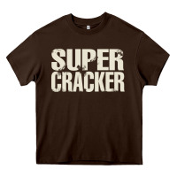Chocolate Brown super cracker Heavy Core Tee - artisFamous