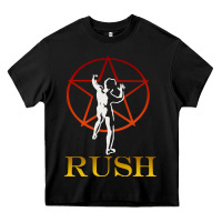 Black rush vintage starman unisex Heavy Core Tee - artisFamous
