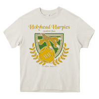 Cream holyhead harpies Heavy Core Tee - artisFamous