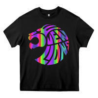Black reflective 7 lions Heavy Core Tee - artisFamous