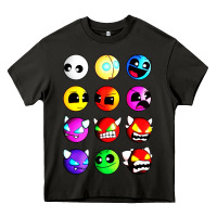 Asphalt geometry dash difficulty  faces Heavy Core Tee - artisFamous