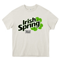 Cream irish spring Heavy Core Tee - artisFamous