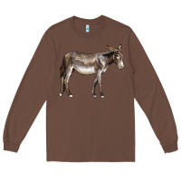 Chestnut american mammoth jackstock donkey Long Sleeve Tee - LillyAllenDesigns
