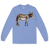 Colony Blue american mammoth jackstock donkey Long Sleeve Tee - LillyAllenDesigns