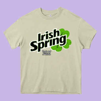 Irish Spring Heavy Core Tee Designed By Artisfamous