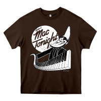 Chocolate Brown mac tonight Heavy Core Tee - artisFamous
