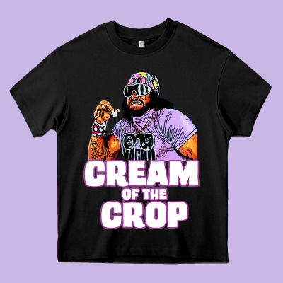 Macho Cream Of The Crop Heavy Core Tee Designed By Artisfamous
