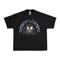 Black happy easter rainbow Urban Heavy Tee - CowhideDigitalArt