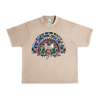 French Oak happy easter rainbow Urban Heavy Tee - CowhideDigitalArt