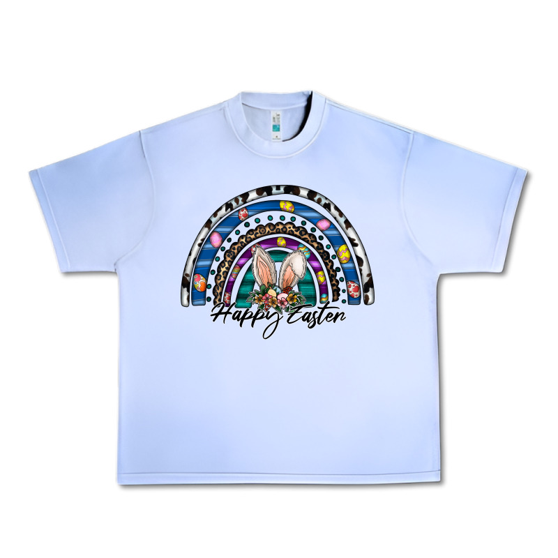 Happy Easter Rainbow Urban Heavy Tee by CowhideDigitalArt | Teevron
