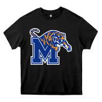 Black the memphis athletic teams tigers Heavy Core Tee - artisFamous