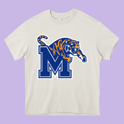 The Memphis Athletic Teams Tigers Heavy Core Tee Designed By Artisfamous