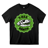 Black t rex ranch Heavy Core Tee - artisFamous