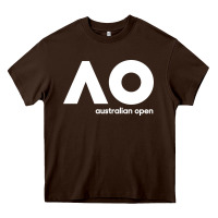 Chocolate Brown australian open merch Heavy Core Tee - artisFamous