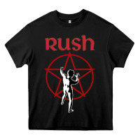 Black starman music rush Heavy Core Tee - artisFamous