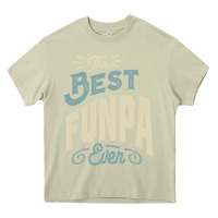 Mossy The Best Funpa Ever - Mens Funny Dad and Grandpa Heavy Core Tee - artisFamous