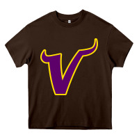 Chocolate Brown vikings style Heavy Core Tee - artisFamous