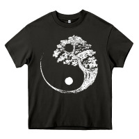 Asphalt yin yang bonsai tree Heavy Core Tee - artisFamous