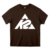 Chocolate Brown k2 ski snowboarding Heavy Core Tee - artisFamous