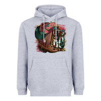 Heather Grey Let's Go Heavyweight Hoodie - Jasminsmagicworld