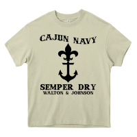 Mossy cajun navy Heavy Core Tee - artisFamous