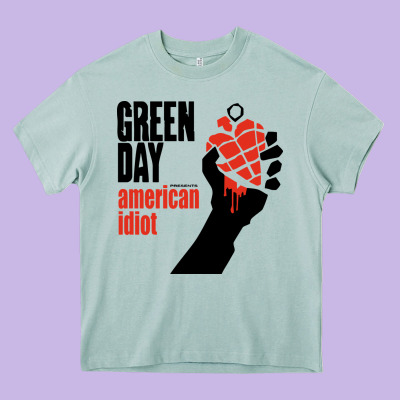 American Idiot Heavy Core Tee Designed By Artisfamous