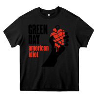 Black american idiot Heavy Core Tee - artisFamous