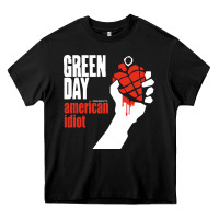 Black american idiot Heavy Core Tee - artisFamous