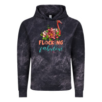 Cloud Black flamingo flocking fabulous Vintage Hoodie - Artiststas