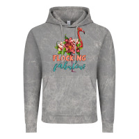 Cloud Rock flamingo flocking fabulous Vintage Hoodie - Artiststas