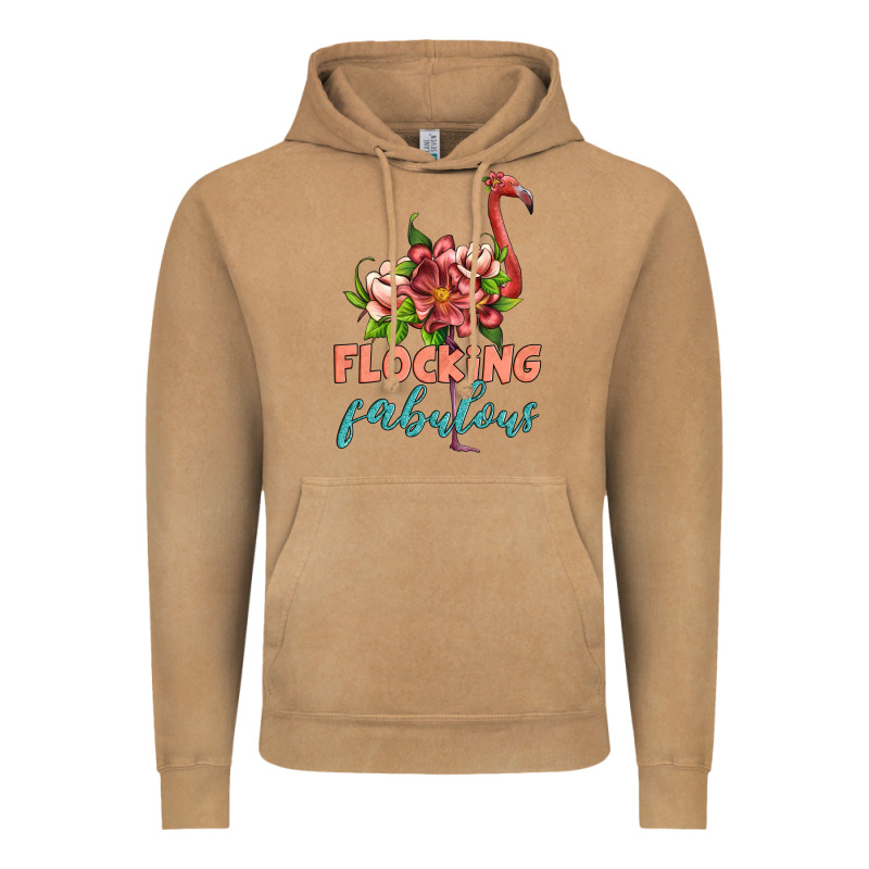 Flamingo Flocking Fabulous Vintage Hoodie by Artiststas | Teevron