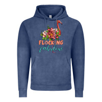 Vintage Denim flamingo flocking fabulous Vintage Hoodie - Artiststas